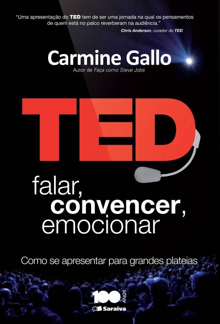 Capa do livro TED – Falar, convencer, emocionar por Carmine Gallo