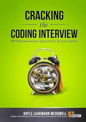Capa do livro Cracking the Coding Interview por Gayle Laakmann McDowell