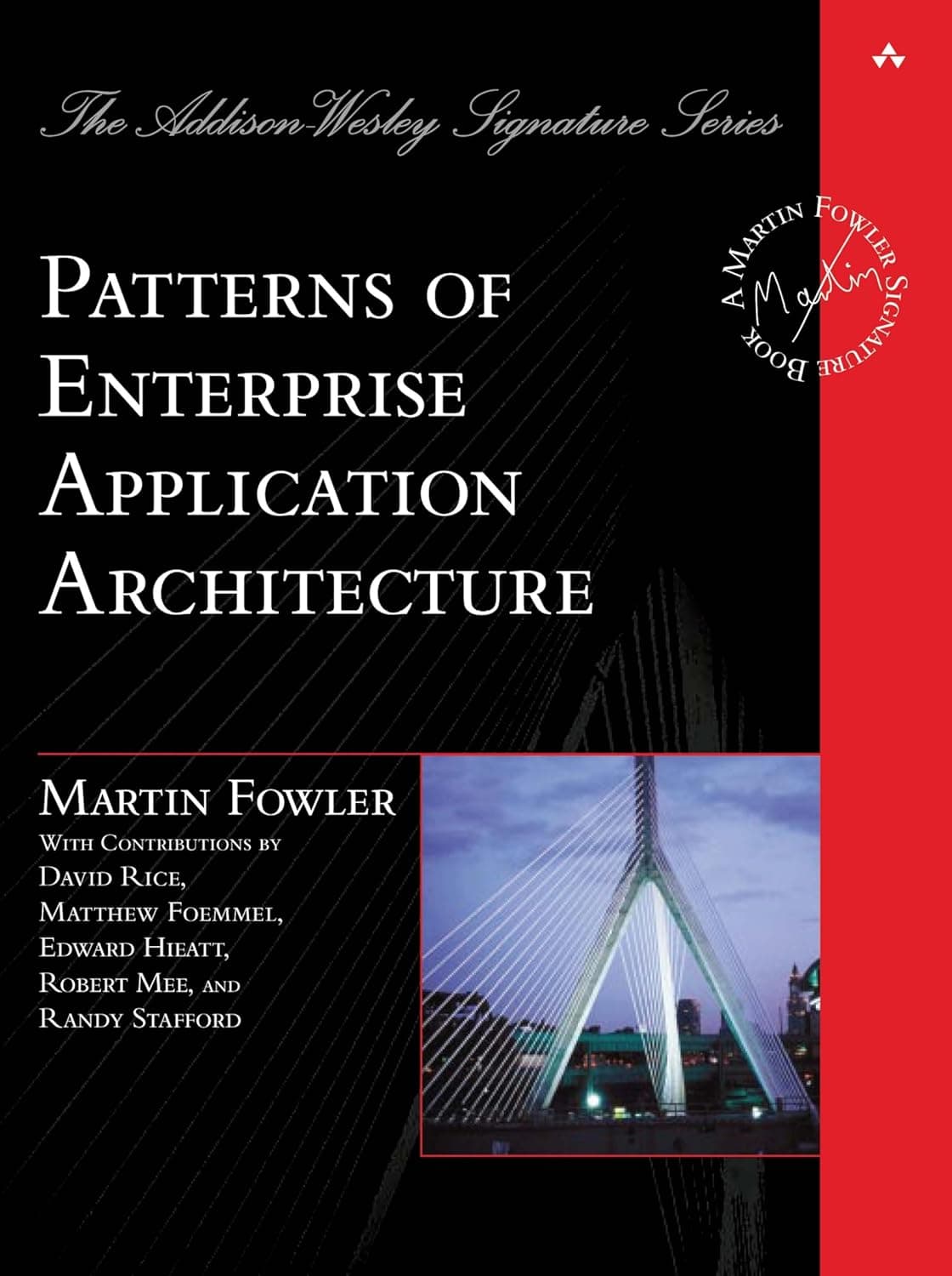 Capa do livro Patterns of Enterprise Application Architecture por Martin Fowler