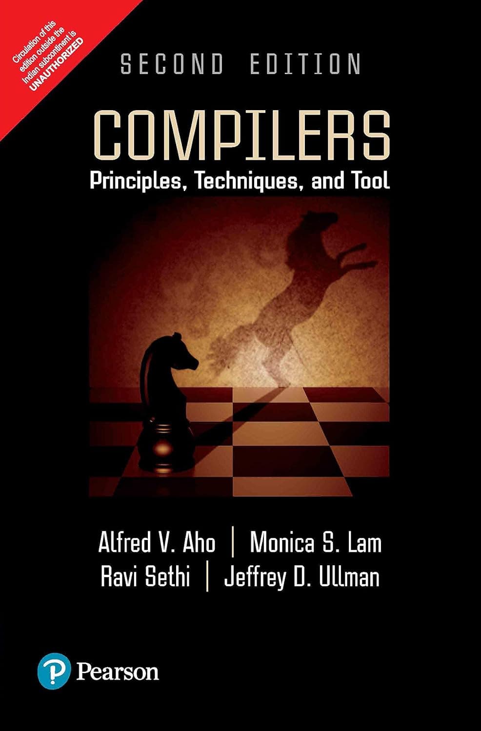 Capa do livro Compilers por Alfred V. Aho, Monica S. Lam, Ravi Sethi, Jeffrey D. Ullman