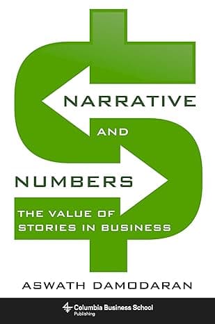 Capa do livro Narrative and Numbers por Aswath Damodaran