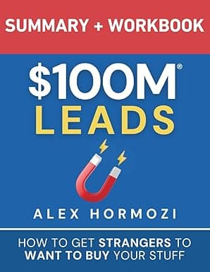 Capa do livro $100M Leads por Alex Hormozi