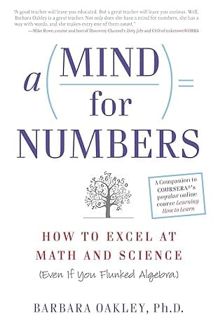 Capa do livro A Mind for Numbers por Barbara Oakley