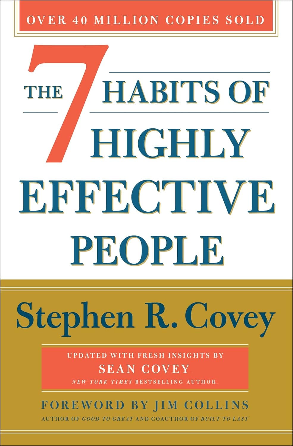 Capa do livro The 7 Habits of Highly Effective People por Stephen R. Covey